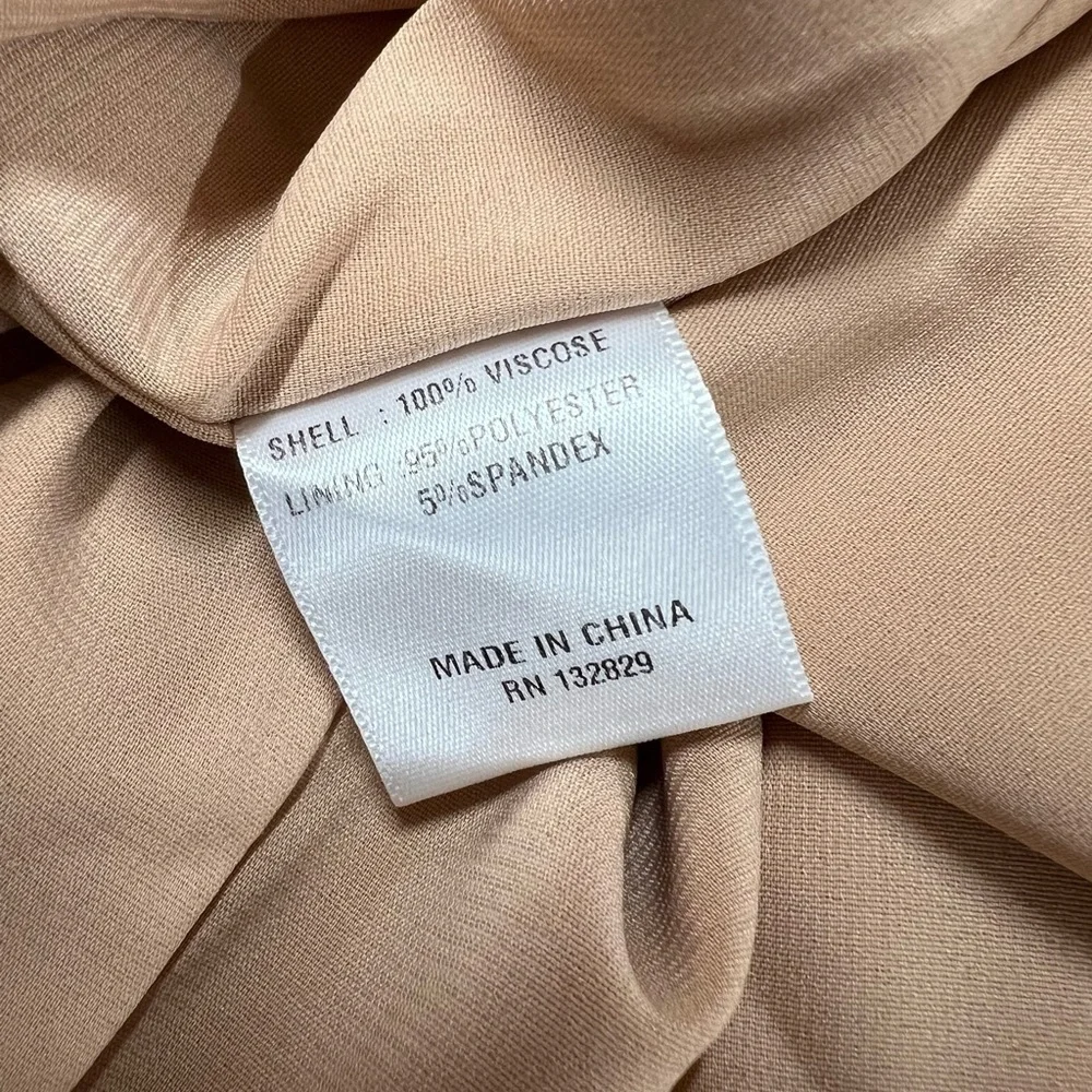 X BY NBD Ivy Embellished Mini Dress Nude XXS - Picture 10 of 11